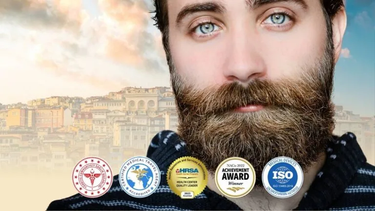 Beard Hair Transplant Cost in Istanbul, Turkey Package